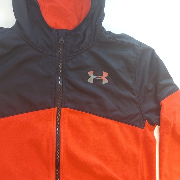 Boys Under Armour Zip Up Fleece Jacket - Picture 3 of 8